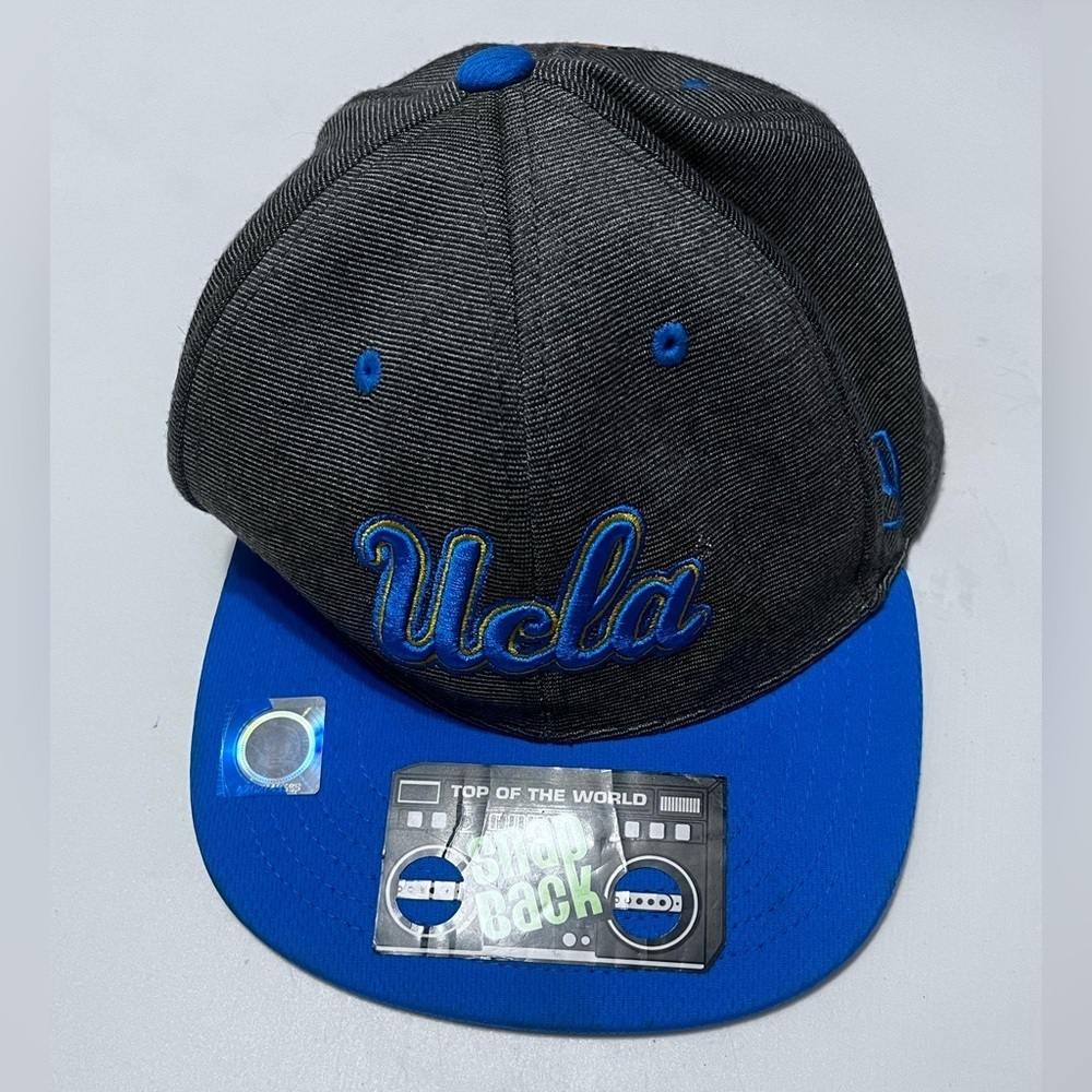 Top of the World UCLA Black and Blue Snapback Hat